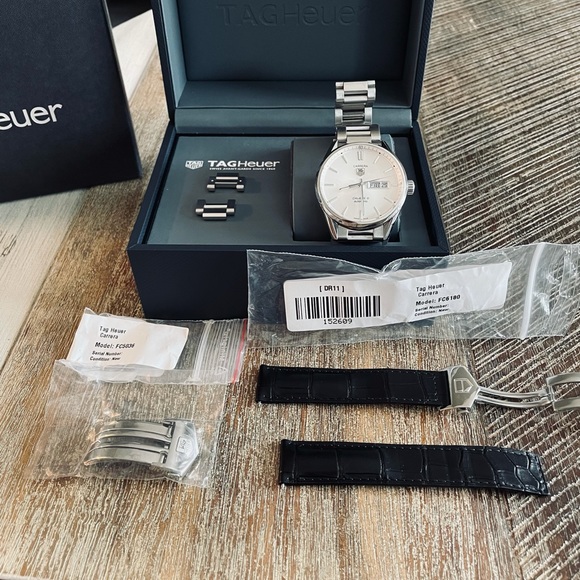 TAG HEUER CARRERA 5 AUTOMATIC WATCH WAR211B.BA0782 - Picture 7 of 7